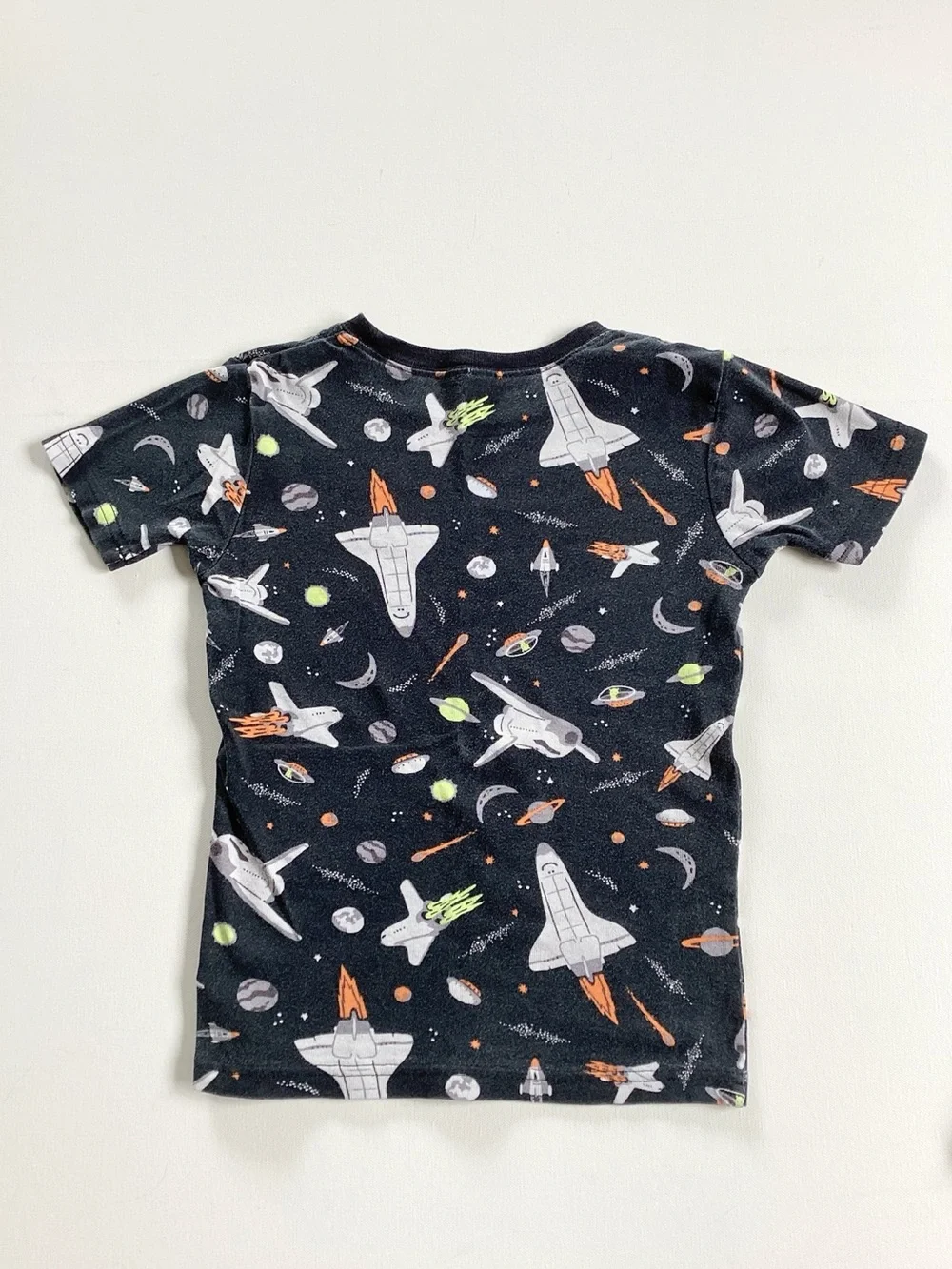 Carter's Black Space Shuttle Pajamas